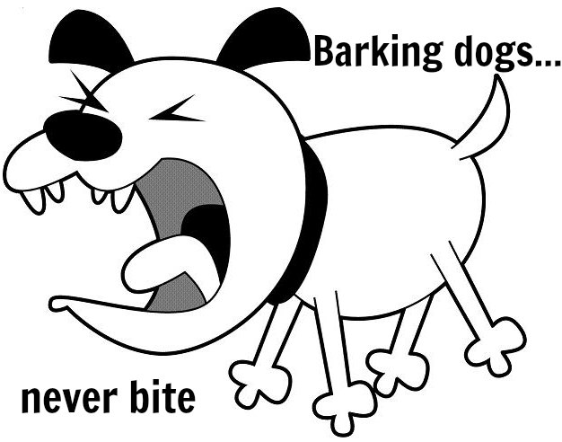 A barking dog never bites essay help
